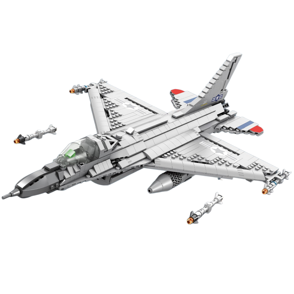 F-16 Fighting Falcon Fighter Jet | 1377+PCS