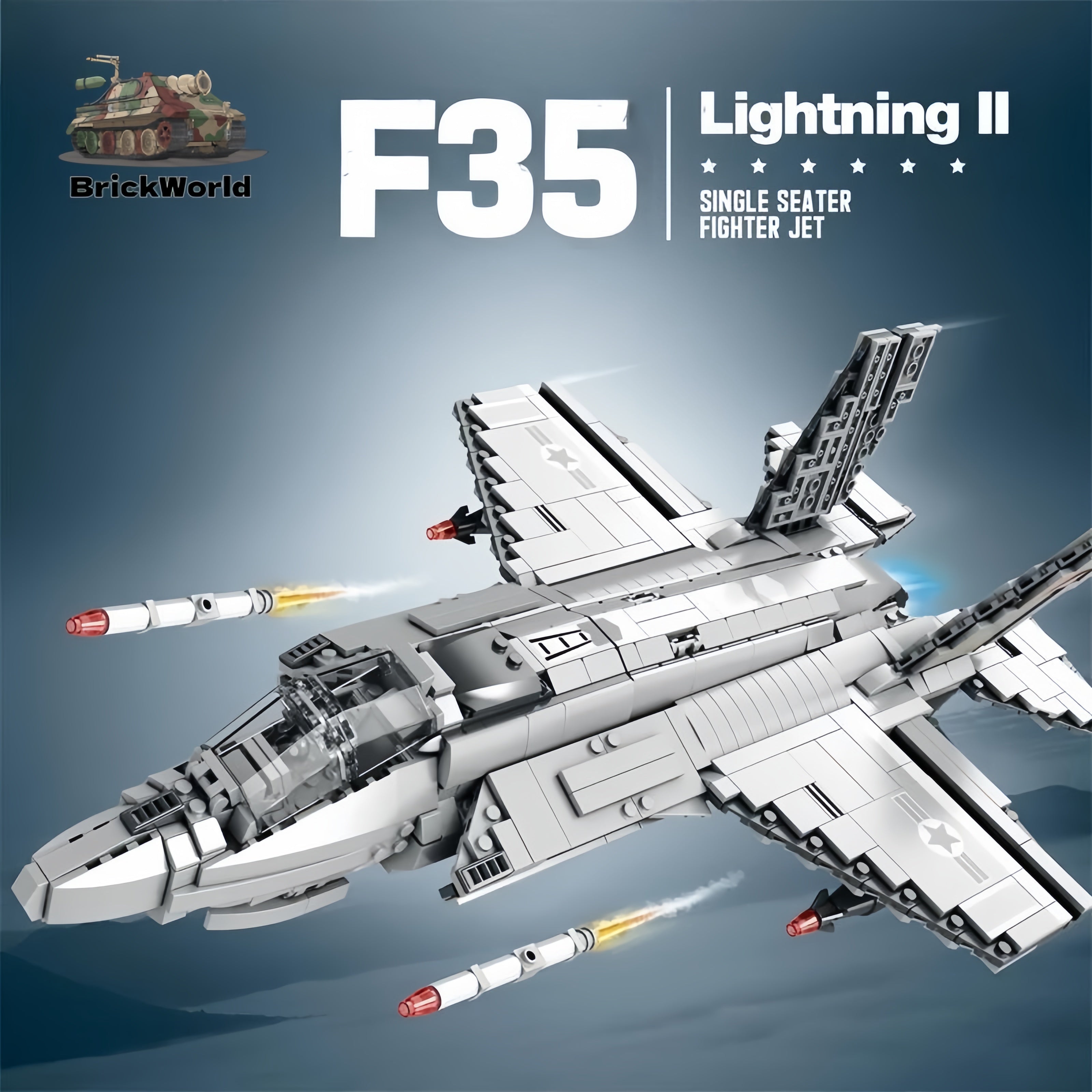 F-35 Strike Fighter Jet | 1600+PCS