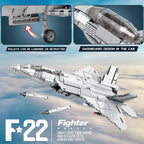 F-22 Raptor Fighter Jet | 1837+PCS