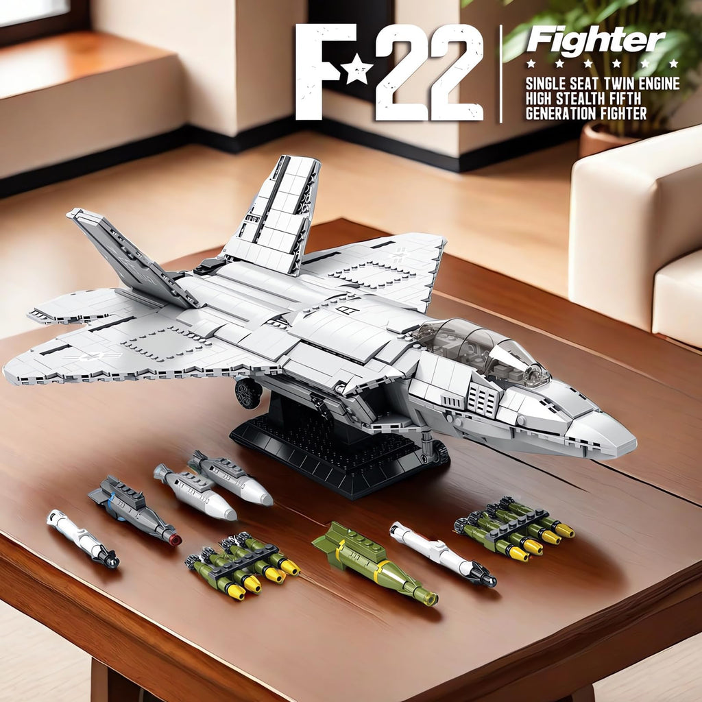 F-22 Raptor Fighter Jet | 1837+PCS