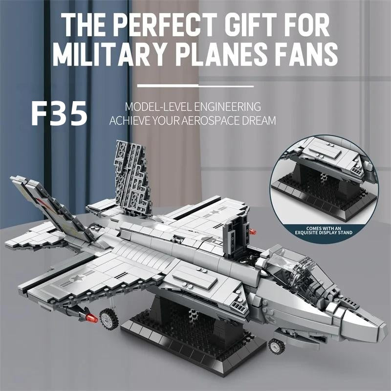 F-35 Strike Fighter Jet | 1600+PCS