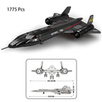 SR-71 Blackbird Reconnaissance Aircraft | 1733+PCS