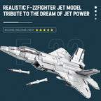 F-22 Raptor Fighter Jet | 1837+PCS
