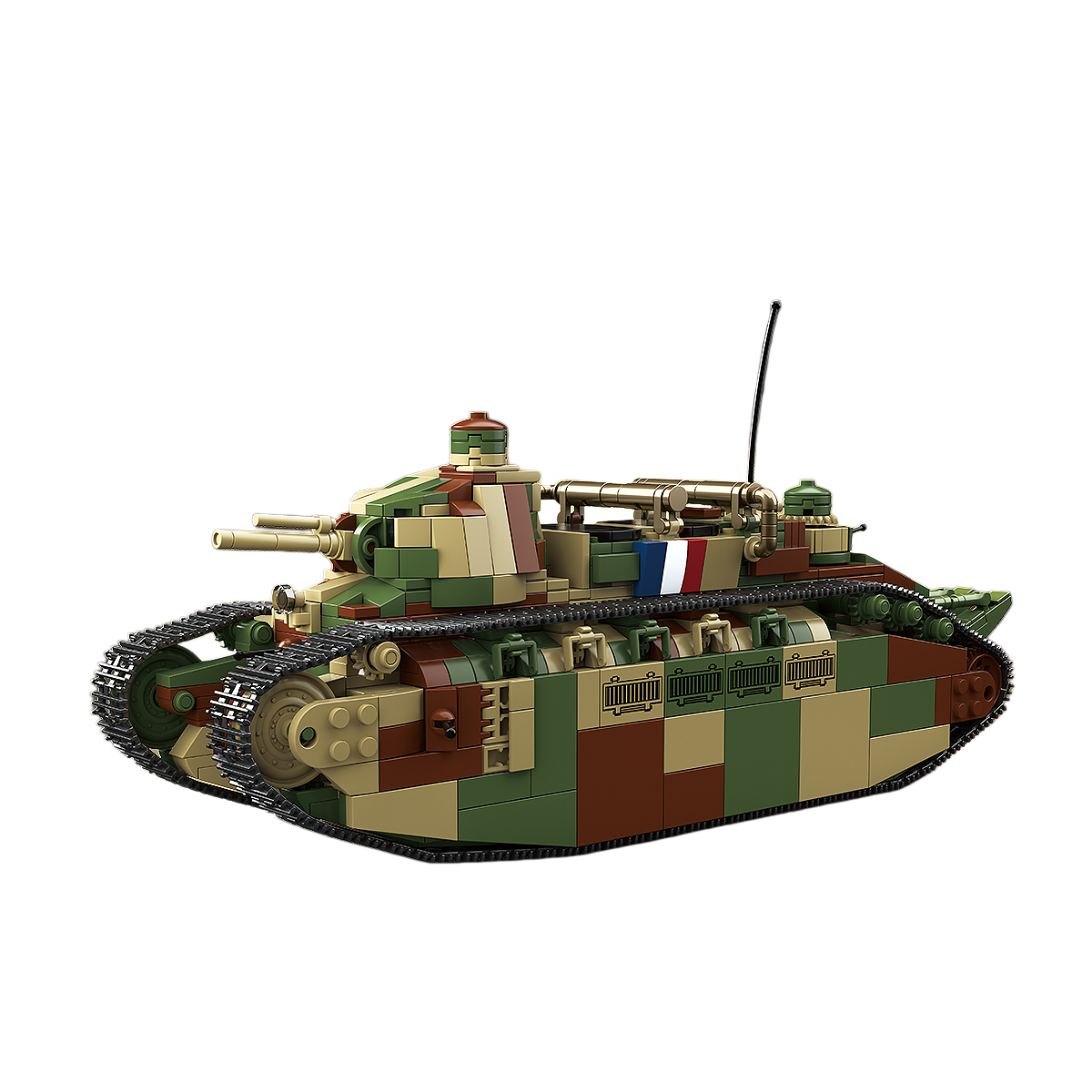 Char 2C | 1766+PCS | 1:35 | WWI French Super Heavy Tank