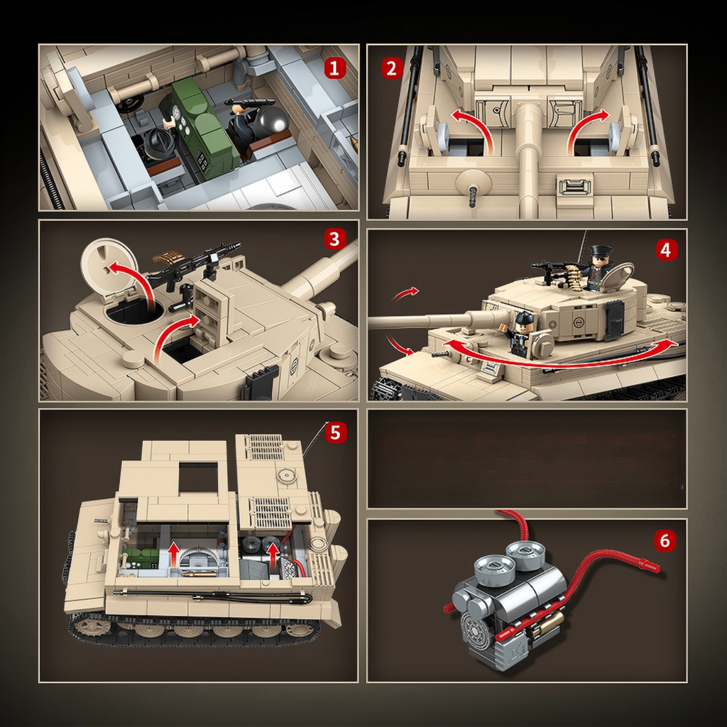 Tiger 1 | 1361PCS