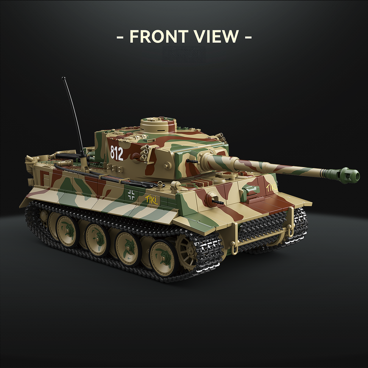 Tiger I Early No.812 | 1868PCS | 1:28 Flagship