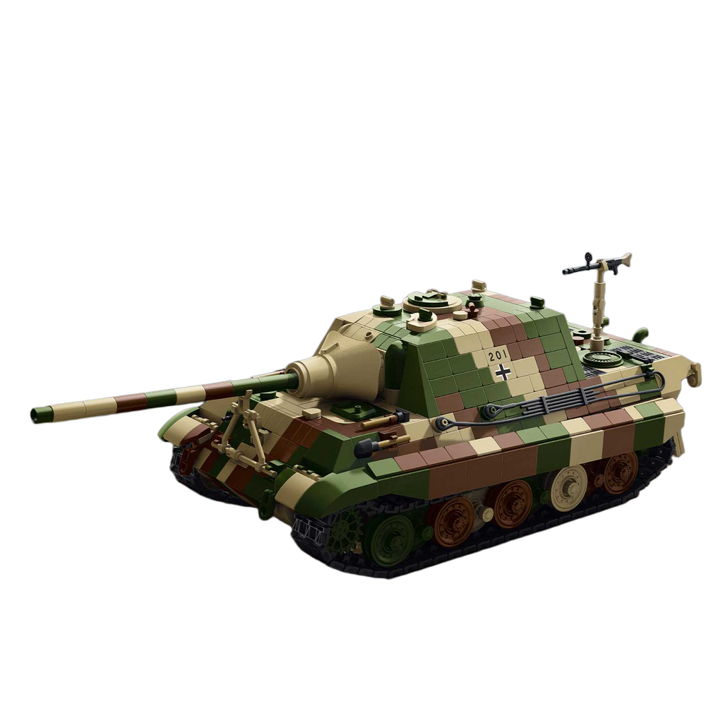 JagdTiger 201 | 2164PCS | 1:28 | WWII German Heavy Tank Destroyer