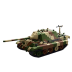 JagdTiger 201 | 2164PCS | 1:28 | WWII German Heavy Tank Destroyer
