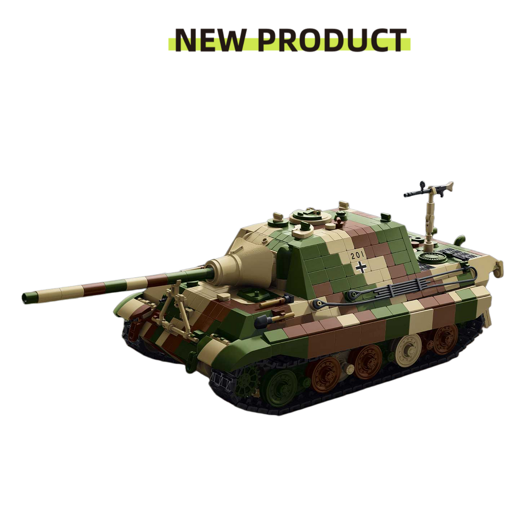 JagdTiger 201 | 2164PCS | 1:28 | WWII German Heavy Tank Destroyer