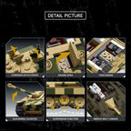 Jagdpanther NO.131 | 1463+PCS | WWII German Tank Destroyer