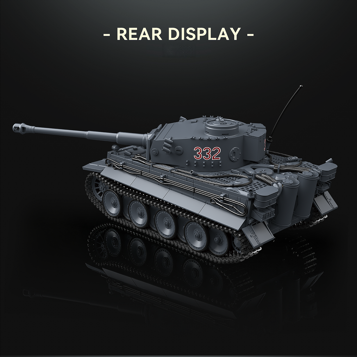 Tiger I Early No.332 | 1:28 Hybrid Collector Model | 1630PCS