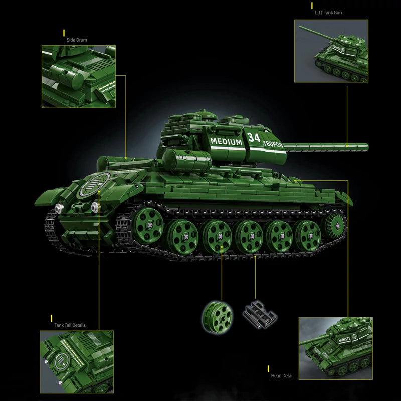 T-34 Heavy Tank | 1006PCS