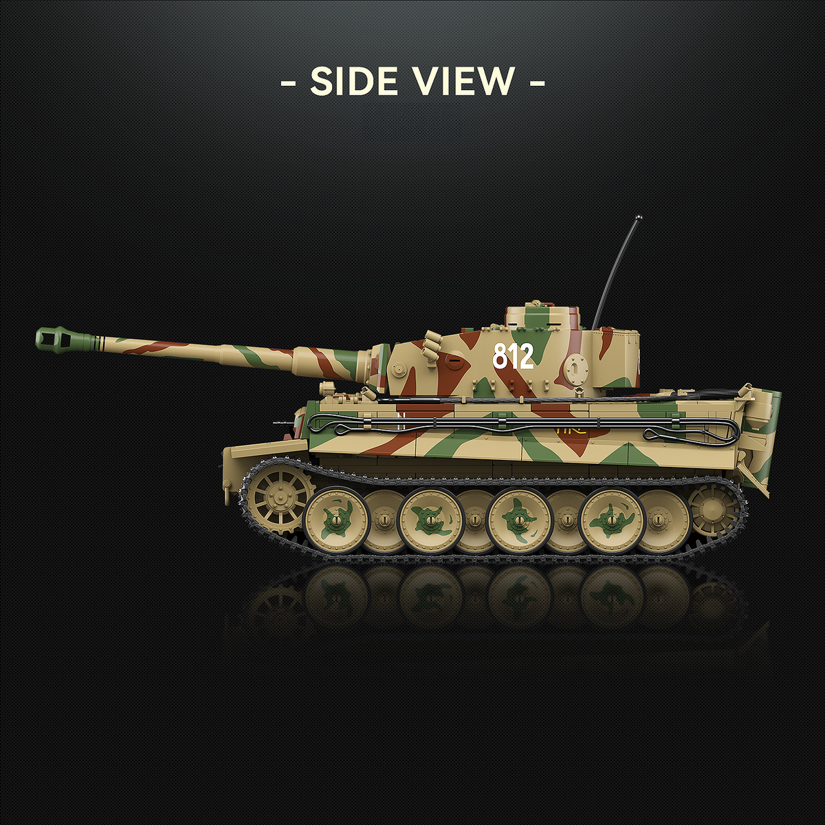 Tiger I Early No.812 | 1868PCS | 1:28 Flagship