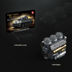 Tiger I Early No.332 | 1:28 Hybrid Collector Model | 1630PCS
