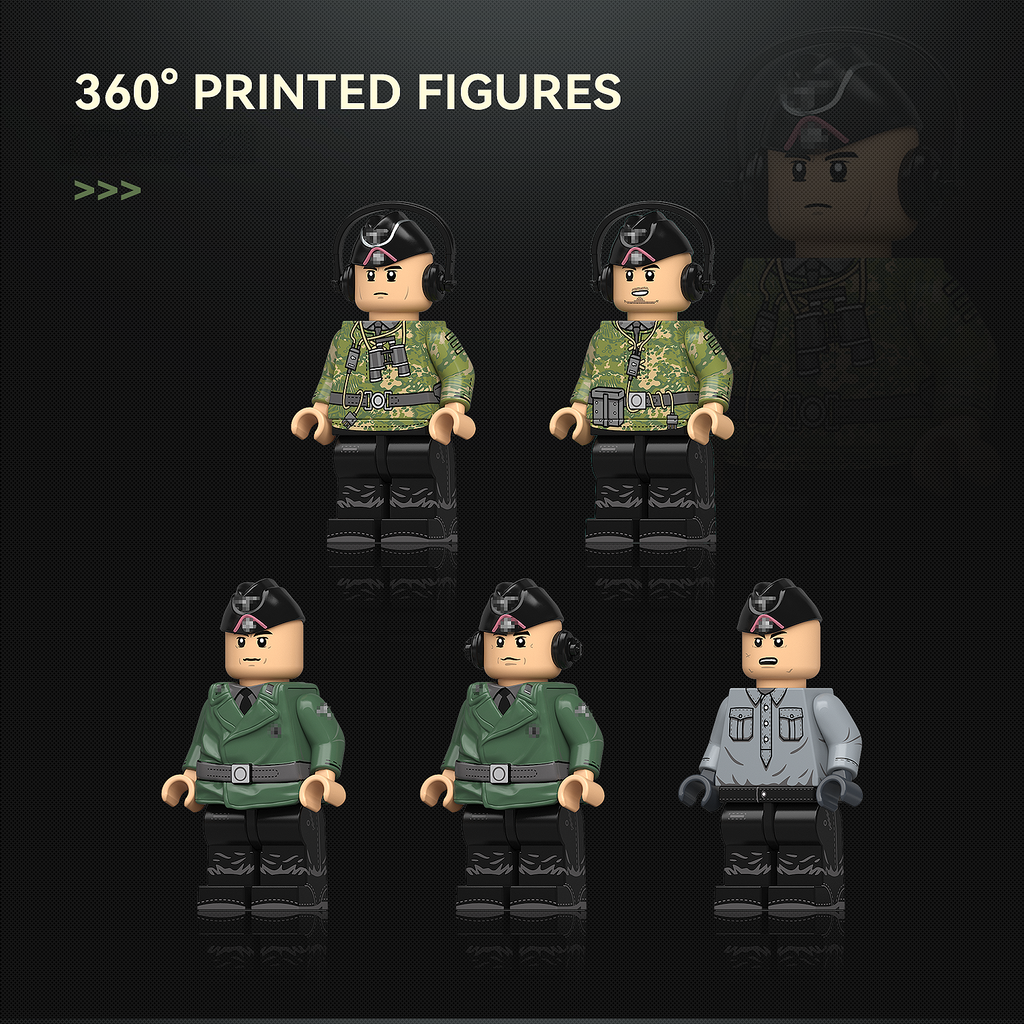 Tiger I Early No.812 | 1868PCS | 1:28 Flagship