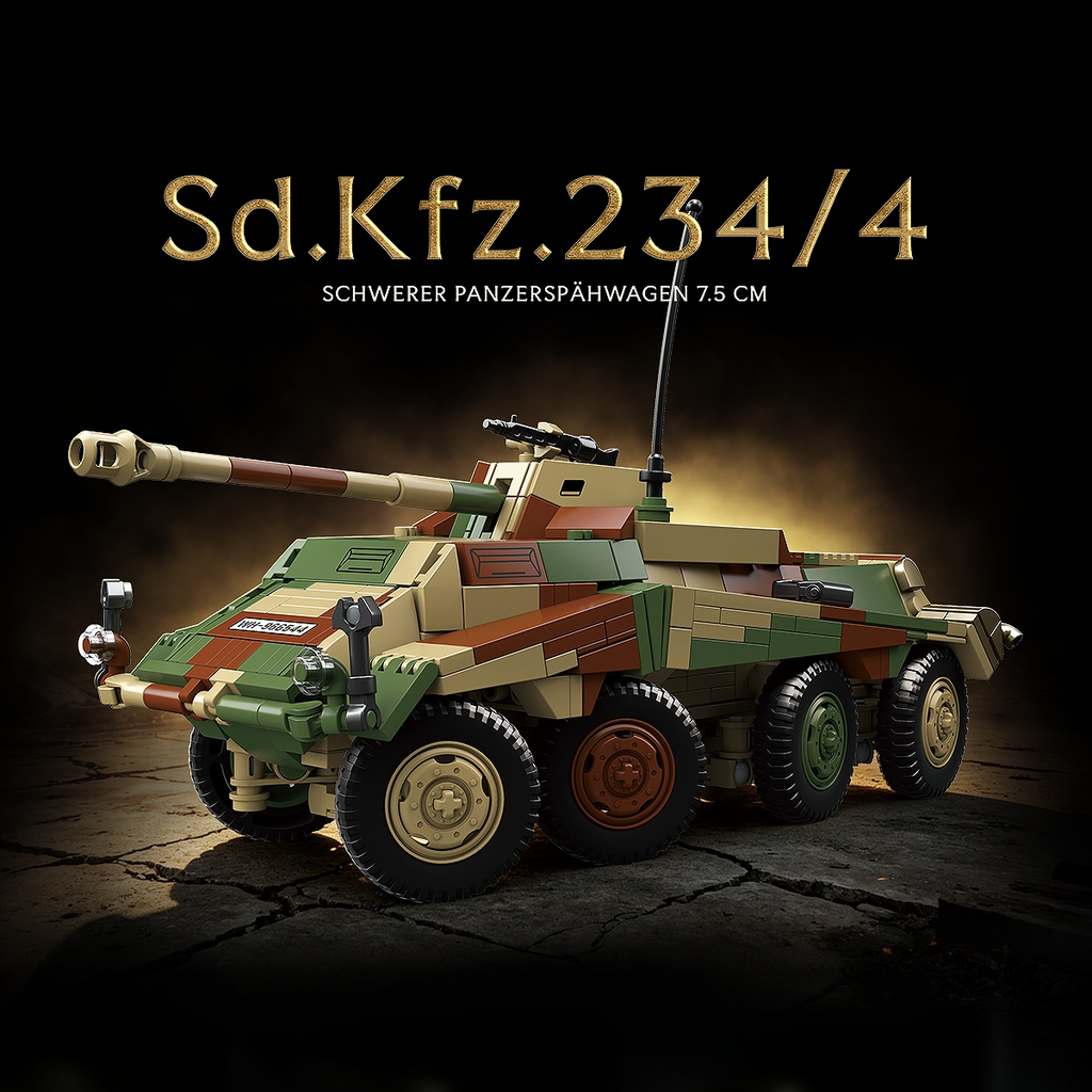 Sd.Kfz.234/4 | 835+PCS | 1:28