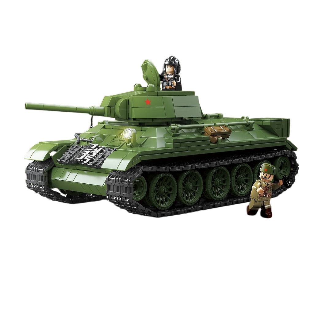 T-34/76 Medium Tank | 1013+PCS | 1:28 | WWII Soviet Armor