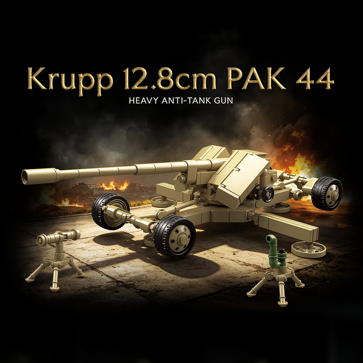 Krupp 12.8cm PaK 44 | 290+PCS