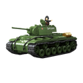 KV-1 Heavy Tank Model 1941 | 1192 PCS | 1:28 | WWII Soviet Heavy Tank