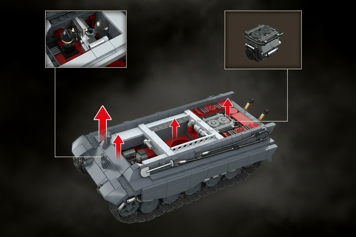 Tiger Ⅱ |1563pcs