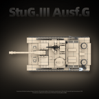 StuG III Ausf. G | 940 PCS | 1:28 | WWII German Assault Gun