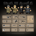 StuG III Ausf. G | 940 PCS | 1:28 | WWII German Assault Gun