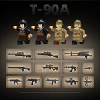 T-90A Main Battle Tank | 1200 PCS | 1:28 | Modern Russian Main Battle Tank