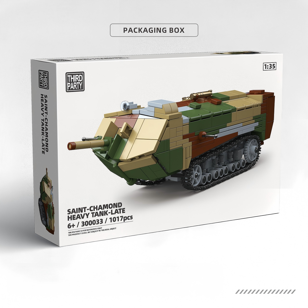 Saint-Chamond Heavy Tank - Late | 1017pcs