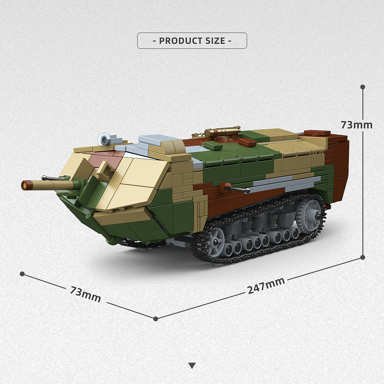 Saint-Chamond Heavy Tank - Late | 1017pcs