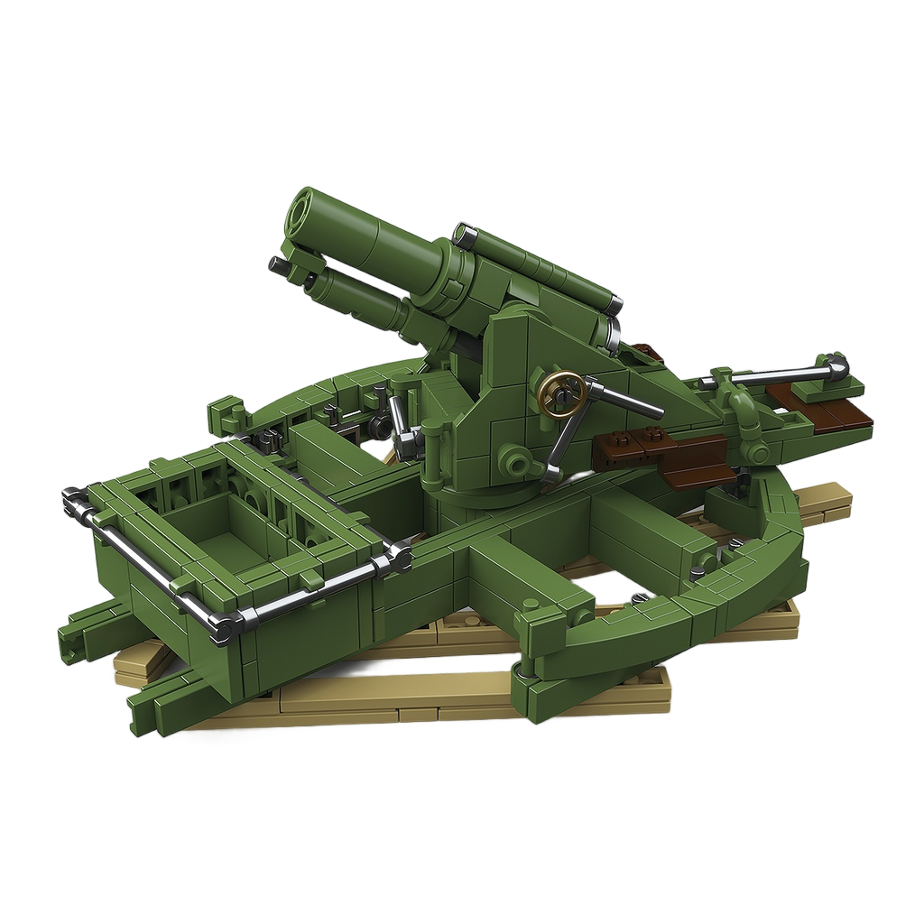 BL 9.2-Inch Howitzer | 459PCS | 1:35 | WWII/WWI British Heavy Artillery