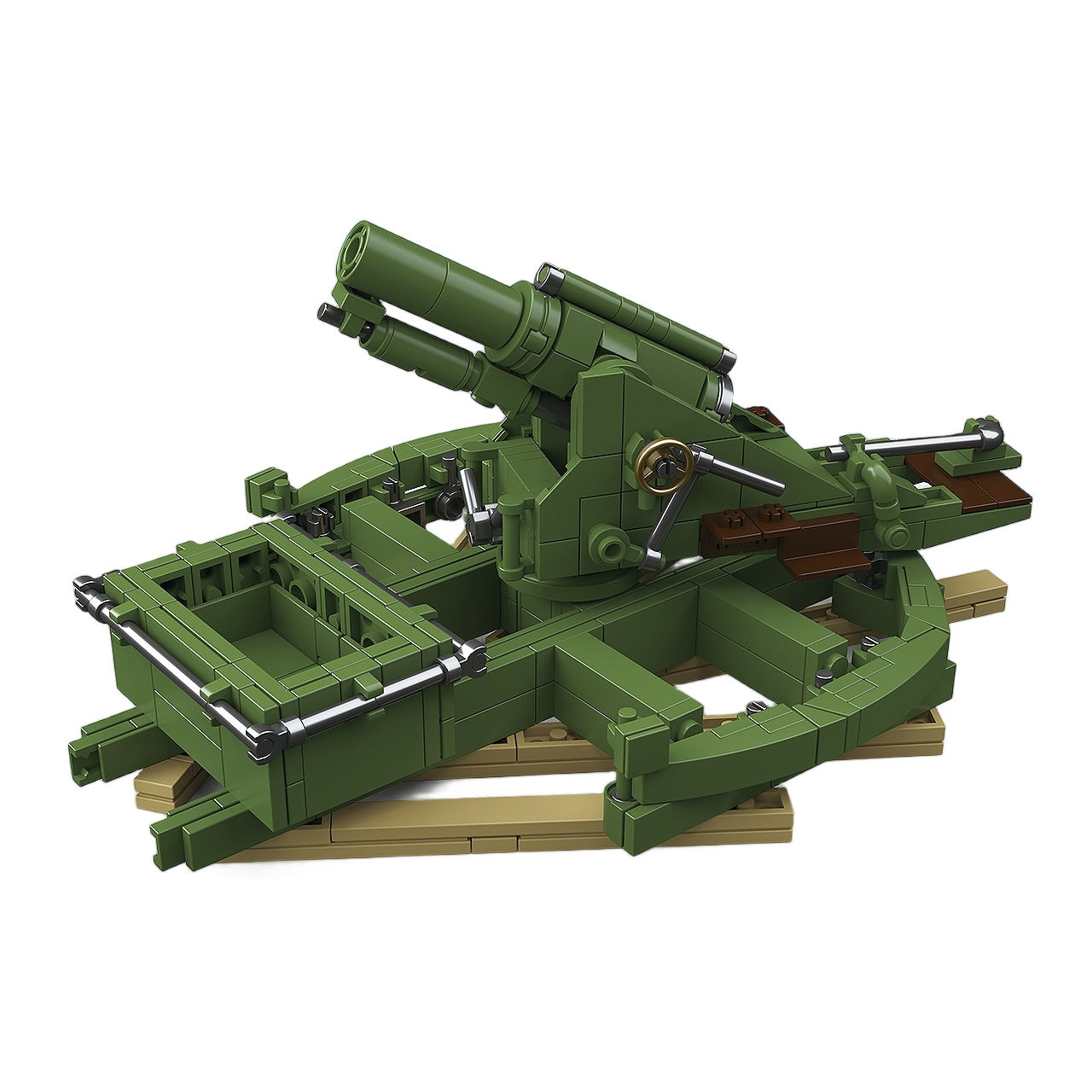 BL 9.2-Inch Howitzer | 459PCS | 1:35 | WWII/WWI British Heavy Artillery