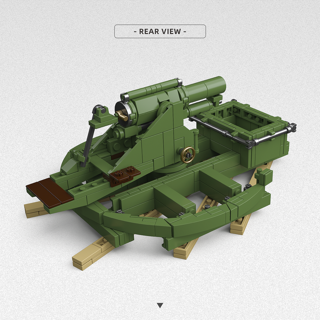 BL 9.2-Inch Howitzer | 459PCS | 1:35 | WWII/WWI British Heavy Artillery