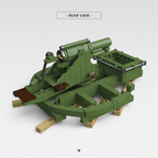 BL 9.2-Inch Howitzer | 459PCS | 1:35 | WWII/WWI British Heavy Artillery