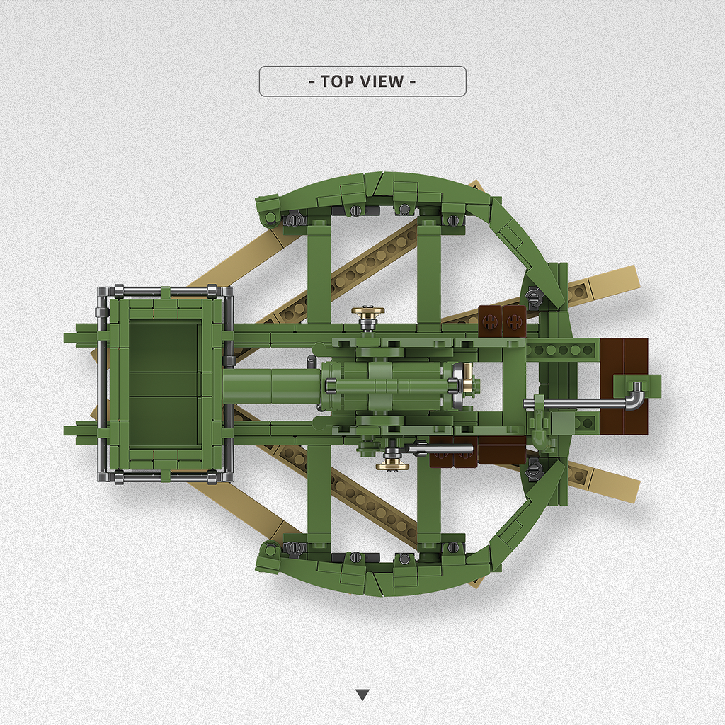 BL 9.2-Inch Howitzer | 459PCS | 1:35 | WWII/WWI British Heavy Artillery