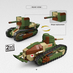 Renault FT Tank | 415PCS | 1:35 | 2-in-1 Building Set