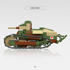 Renault FT Tank | 415PCS | 1:35 | 2-in-1 Building Set