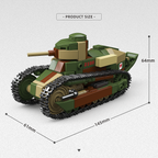 Renault FT Tank | 415PCS | 1:35 | 2-in-1 Building Set