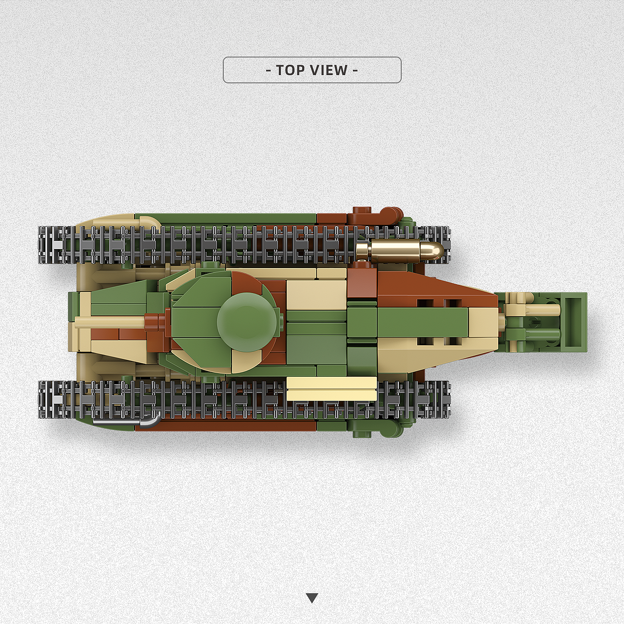 Renault FT Tank | 415PCS | 1:35 | 2-in-1 Building Set