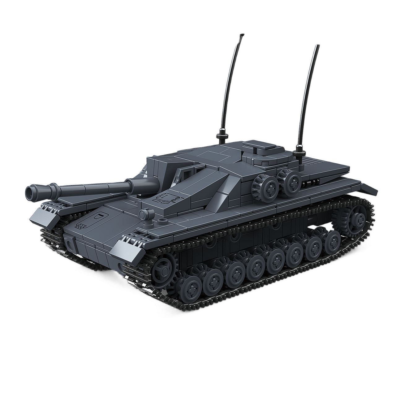 Sturmgeschütz IV Tank | 639PCS | 1:35 | WWII German Assault Gun