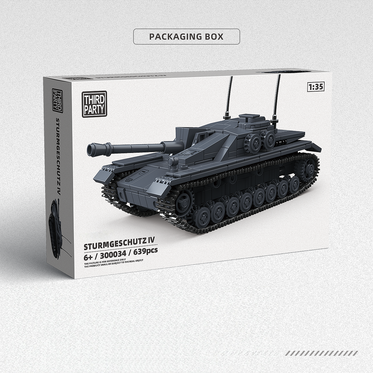 Sturmgeschütz IV Tank | 639PCS | 1:35 | WWII German Assault Gun