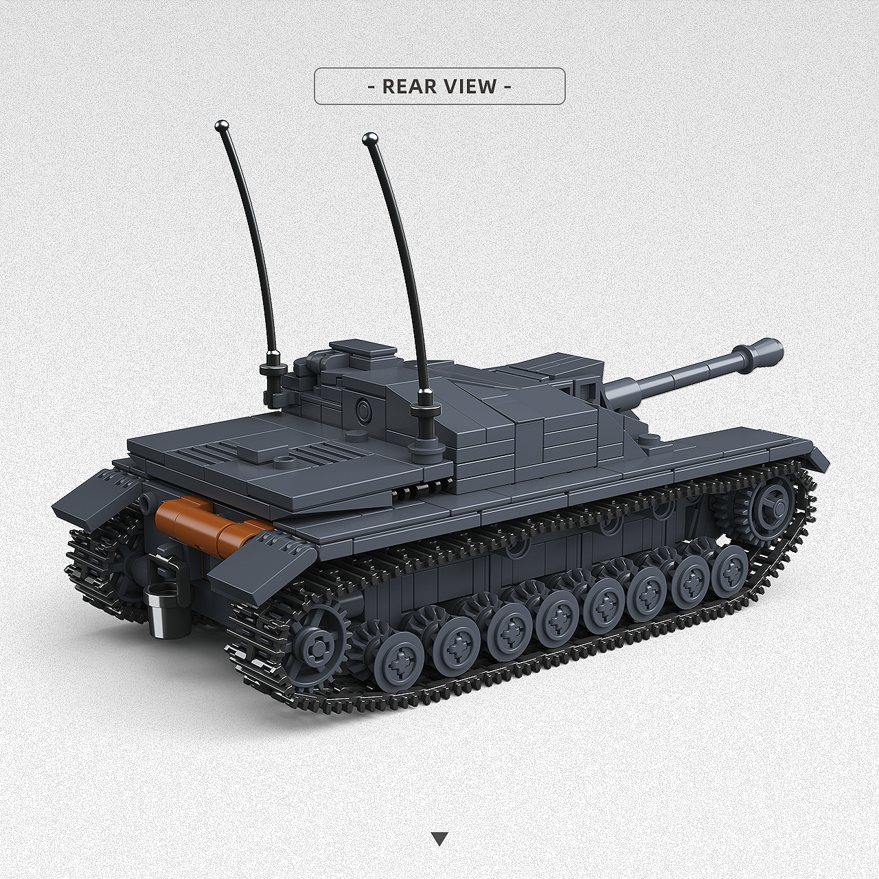 Sturmgeschütz IV Tank | 639PCS | 1:35 | WWII German Assault Gun