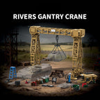 Rivers Gantry Crane | 2803+PCS | WWII German Military Maintenance | Fries 16T Crane