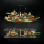 Char 2C | 1766+PCS | 1:35 | WWI French Super Heavy Tank