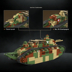 Char 2C | 1766+PCS | 1:35 | WWI French Super Heavy Tank