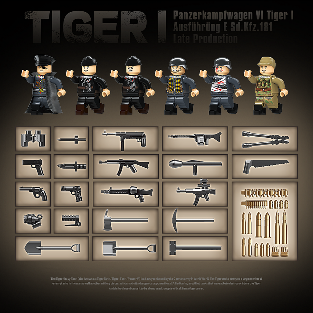 Tiger 1 | 1361PCS