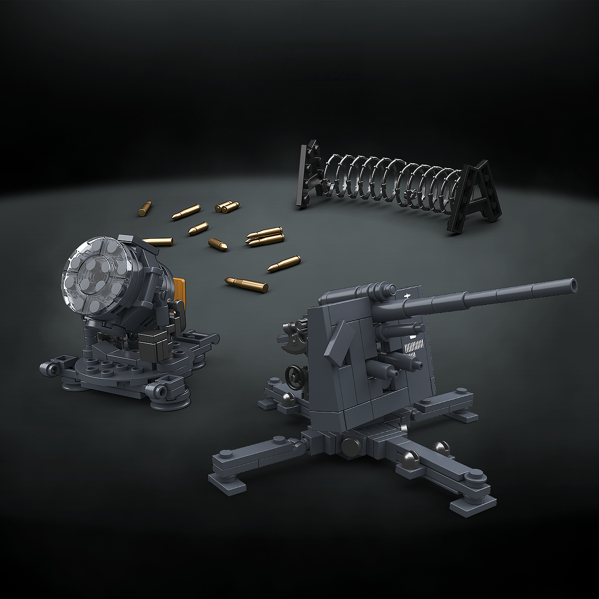 8.8 cm Flak 37 & 60 cm Flak Sw-36 Searchlight | 346+PCS