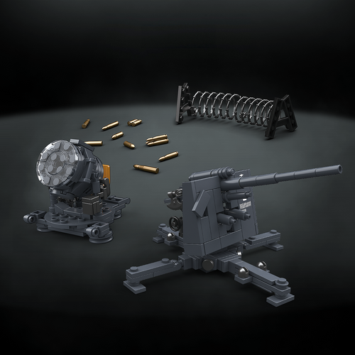 8.8 cm Flak 37 & 60 cm Flak Sw-36 Searchlight | 346+PCS
