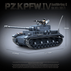 Panzer IV Ausf. G | 985 PCS | 1:28 | WWII German Medium Tank