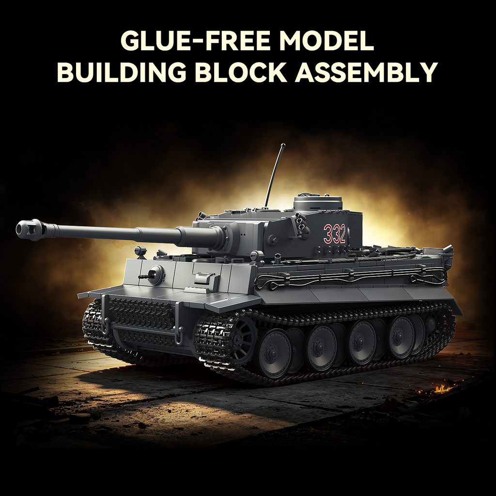 Tiger I Early No.332 | 1:28 Hybrid Collector Model | 1630PCS