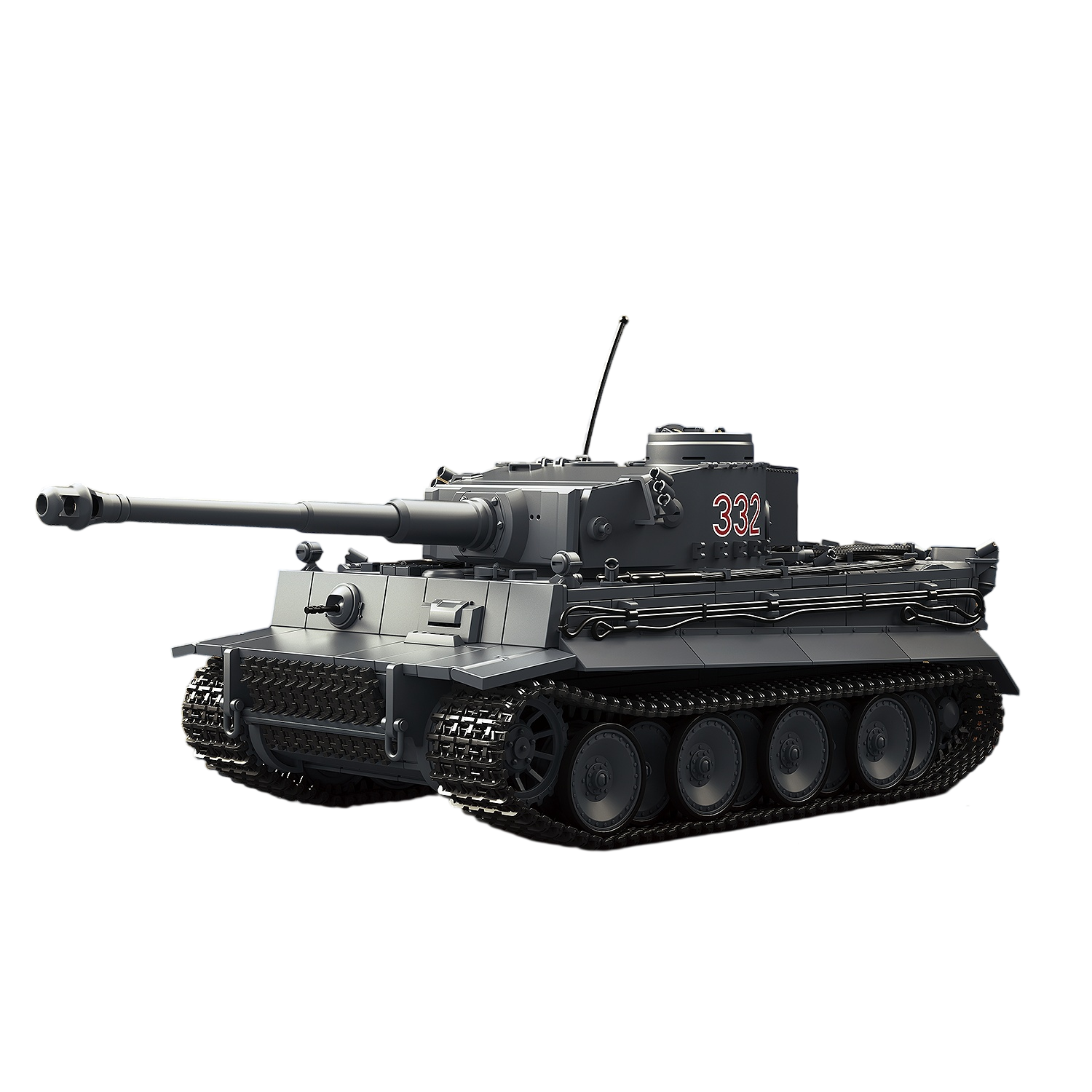 Tiger I Early No.332 | 1:28 Hybrid Collector Model | 1630PCS